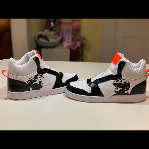 Nike Other - Custom painted by me pac/biggie nikes sz.12